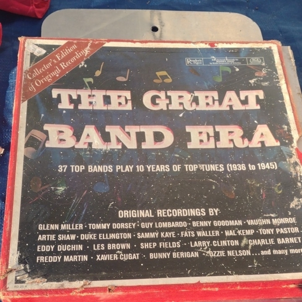 The Great Band Era Vinyl 10 Record (1936-1945)& Book
